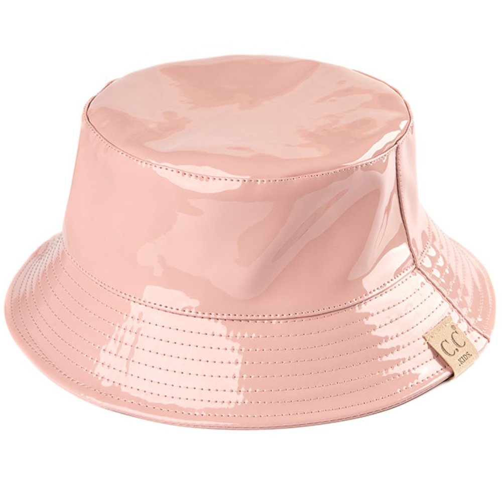 C.C Children Waterproof Shiny Rain Bucket Hat